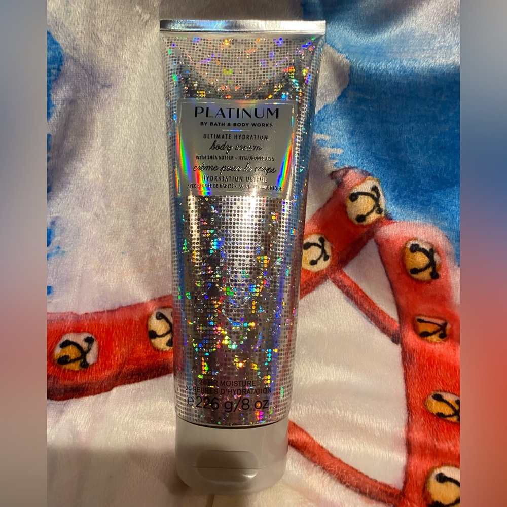 Platinum body cream new Bath and body works